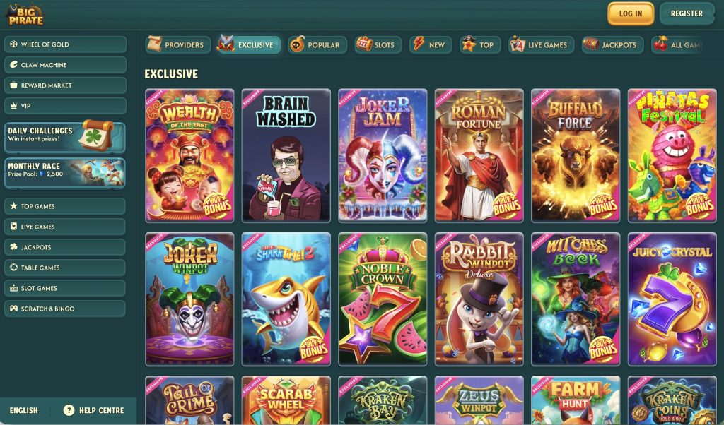 Big Pirate Sweeps Casino